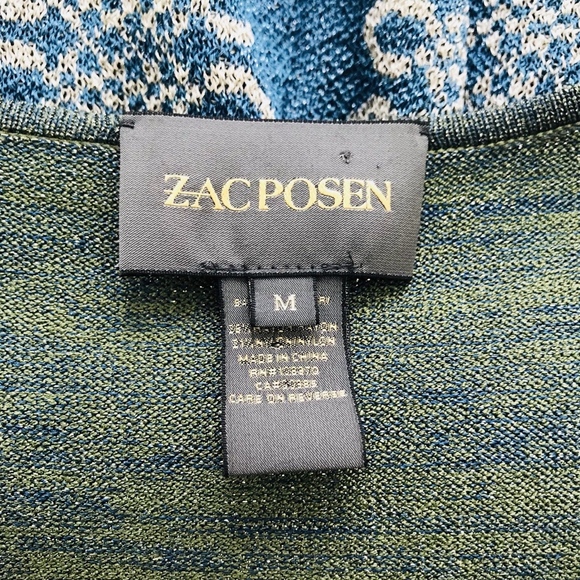 Zac Posen Fit & Flare Twirl Cocktail Dress Sz M - Picture 5 of 6